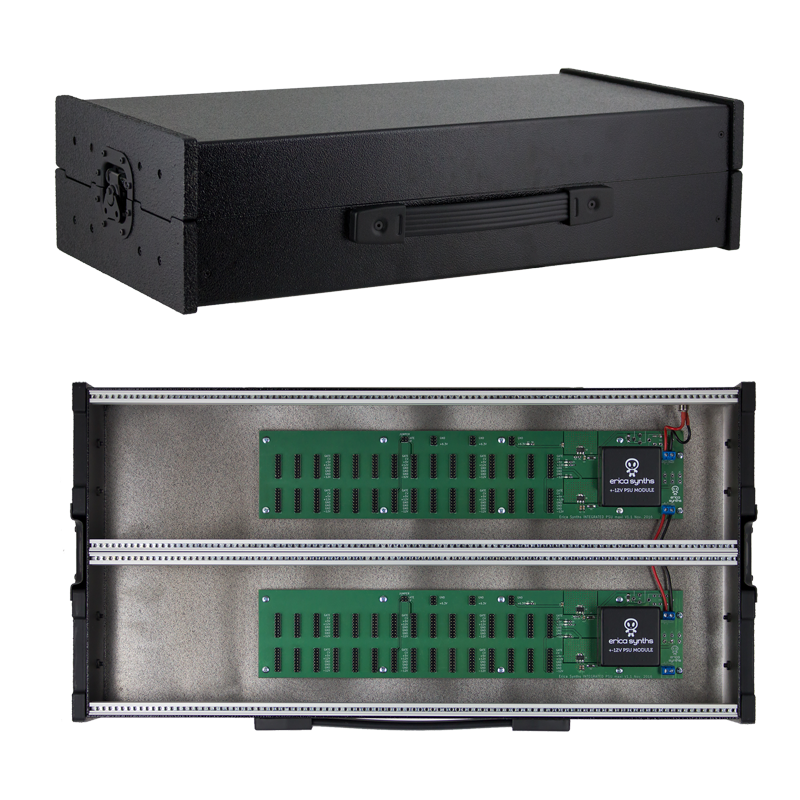2x104HP Aluminum Travel Case with Lid