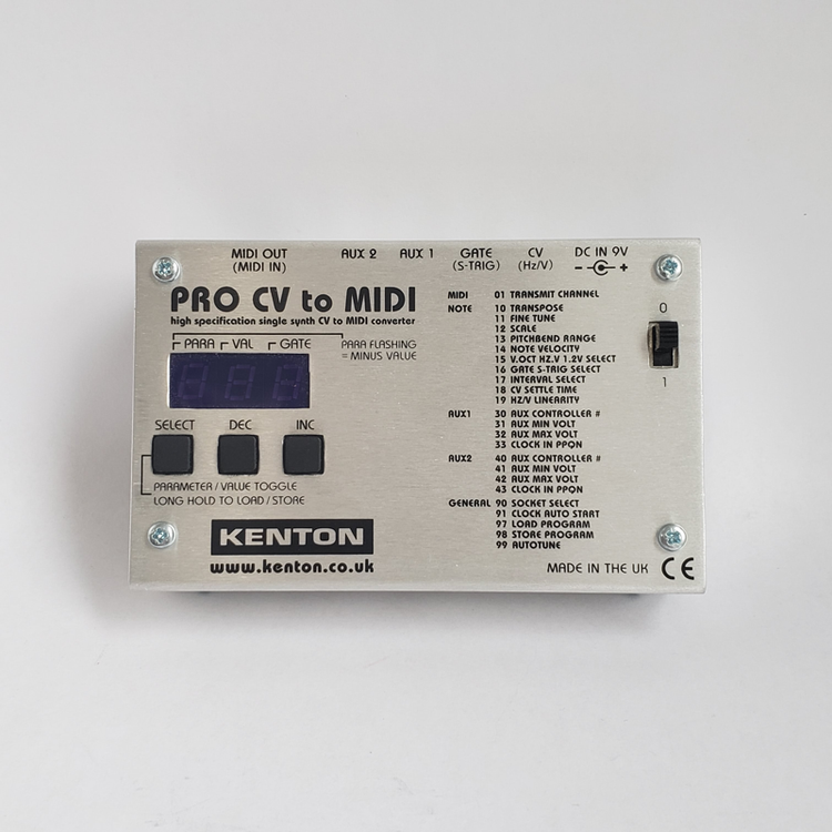 Kenton Pro CV to Midi