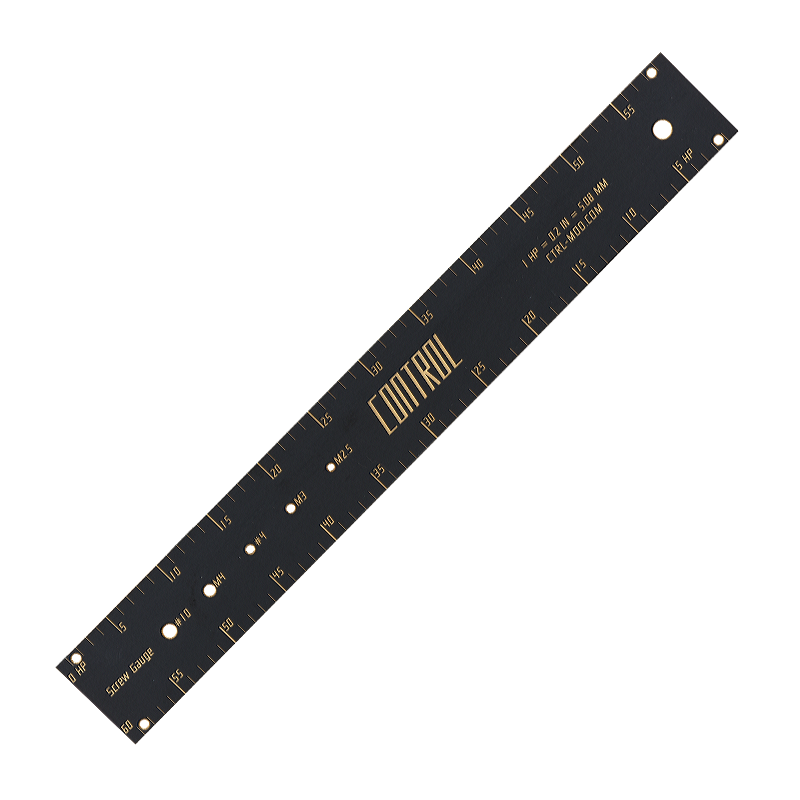Full Size HP Ruler, Screw Gauge & 60HP 1U Blank