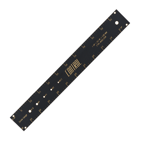 Full Size HP Ruler, Screw Gauge & 60HP 1U Blank