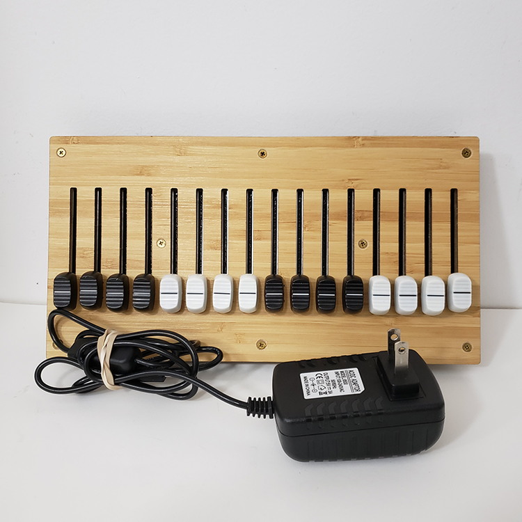 16n Faderbank with Wood Faceplate