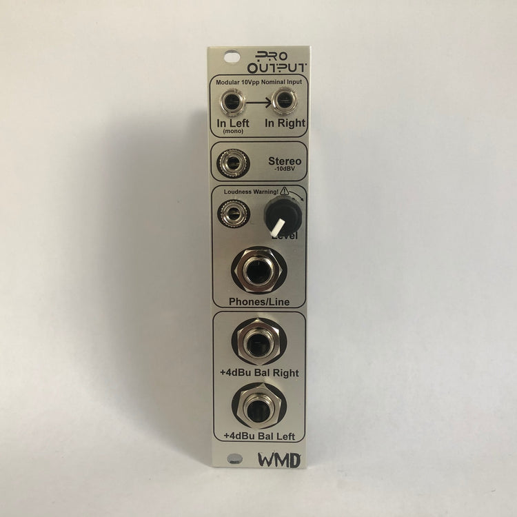 WMD Pro Output