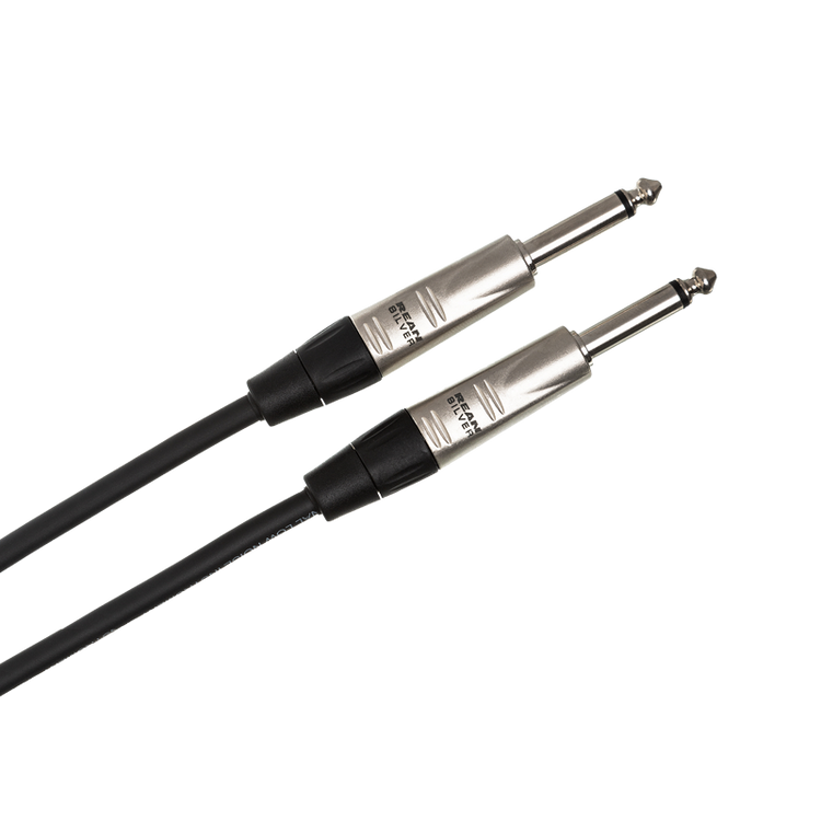 Pro Unbalanced Rean 1/4" TS to TS Instrument Cable