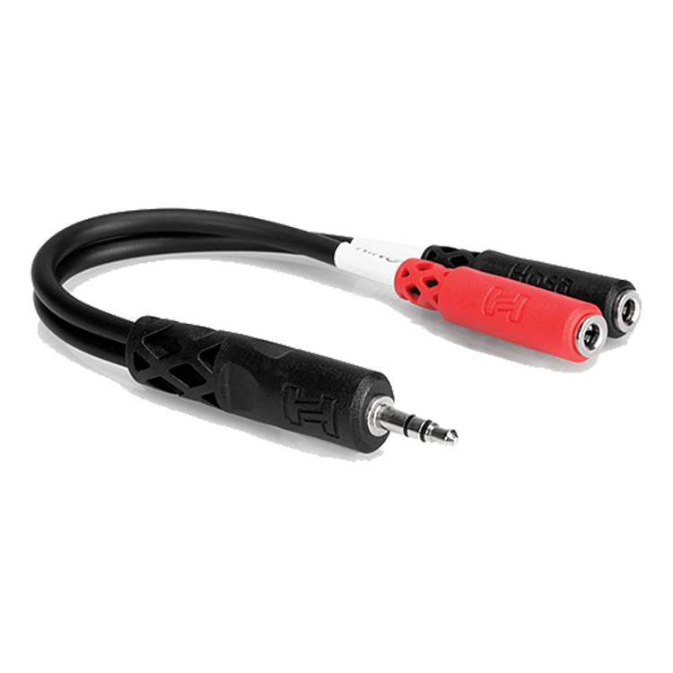 YMM-261 3.5mm TRS to Dual 3.5mm TSF Adapter