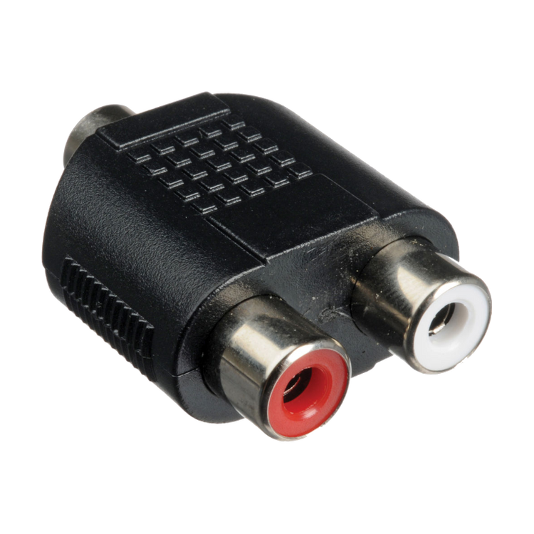3.5 mm TRS to Dual RCA Coupler