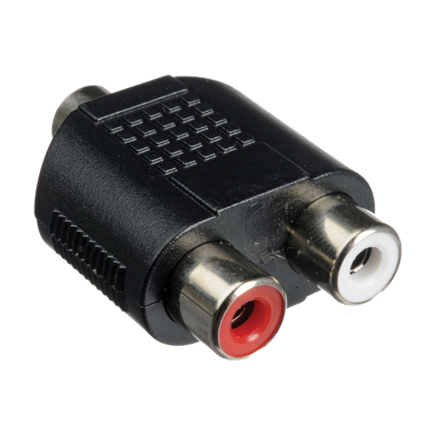 3.5 mm TRS to Dual RCA Coupler