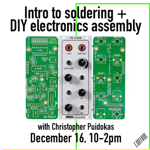 Intro to Soldering & DIY Electronics Assembly (Sunday)