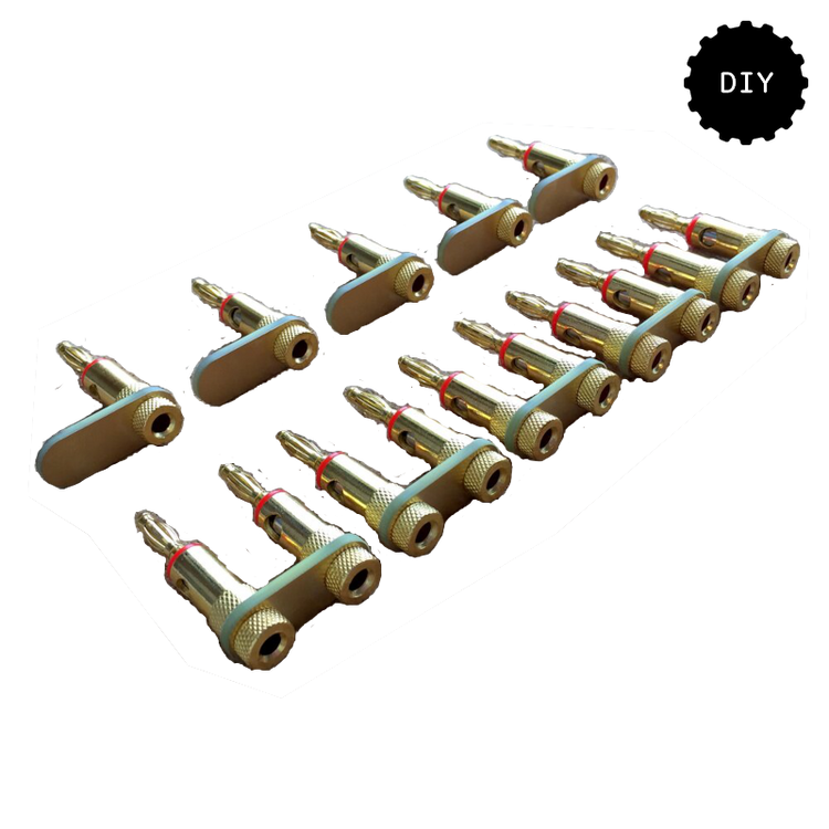 O/O - 5 Banana Touch Points and 5 Banana Shorting Bars Kit (DIY)