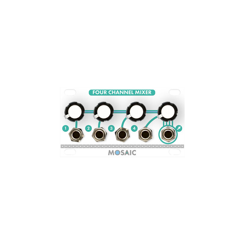 Four Channel Mixer (White)