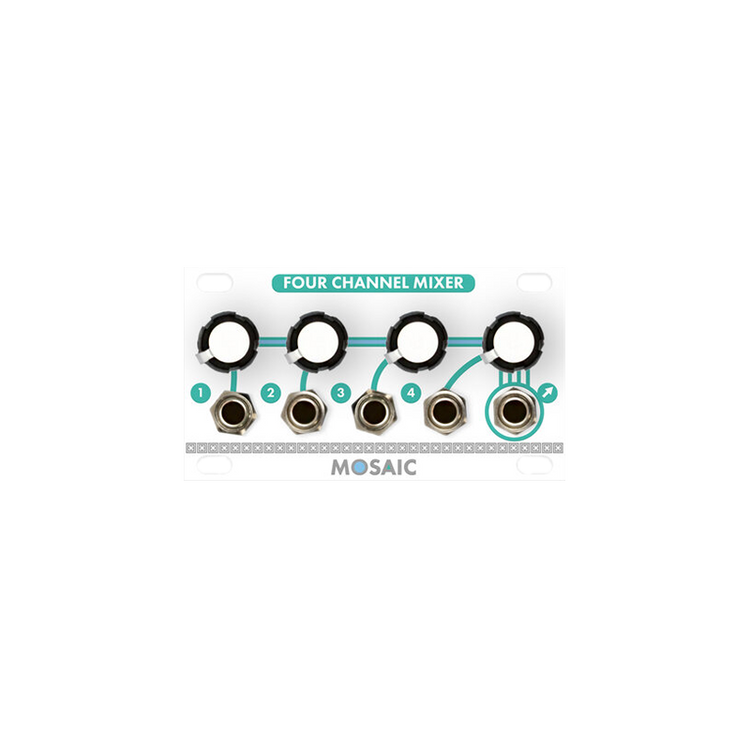 Four Channel Mixer (White)