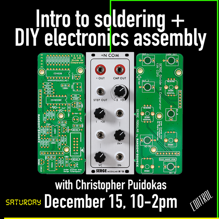 Intro to Soldering & DIY Electronics Assembly (Saturday)