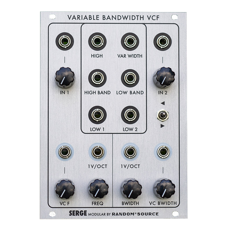 Serge Variable Bandwidth Filter (VCF2)