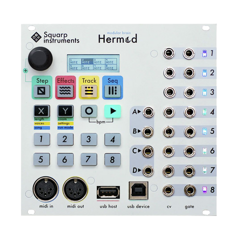 Hermod - Sequencer and Midi to CV Modular Brain (Silver)