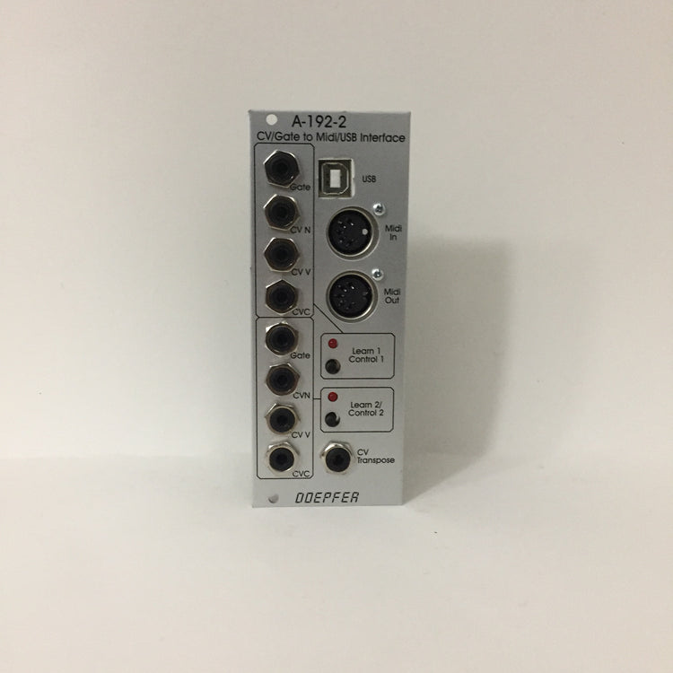 Doepfer a-192-2 CV/Gate to Midi/USB interface